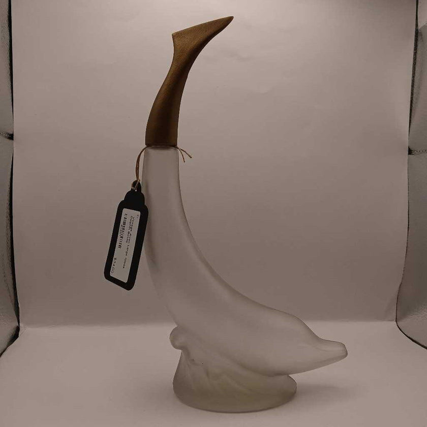 Vintage Avon Large Glass Dolphin Bottle