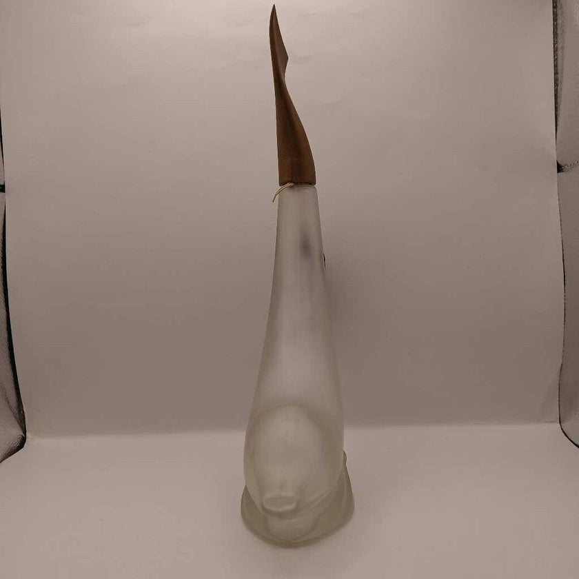 Vintage Avon Large Glass Dolphin Bottle