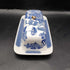 Churchill Blue Willow Covered Butter Dish