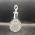 Vtg cut glass cruet with stopper