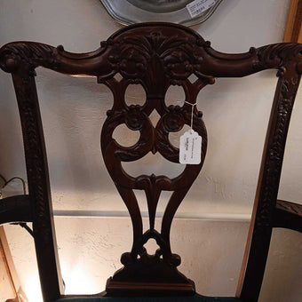Carved Mahogany arm chair
