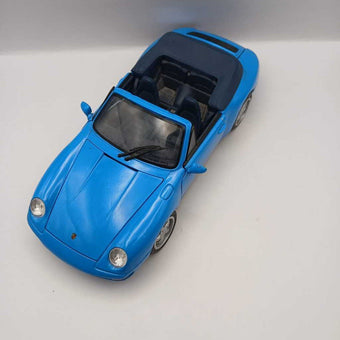 Blue Porsche Toy Car
