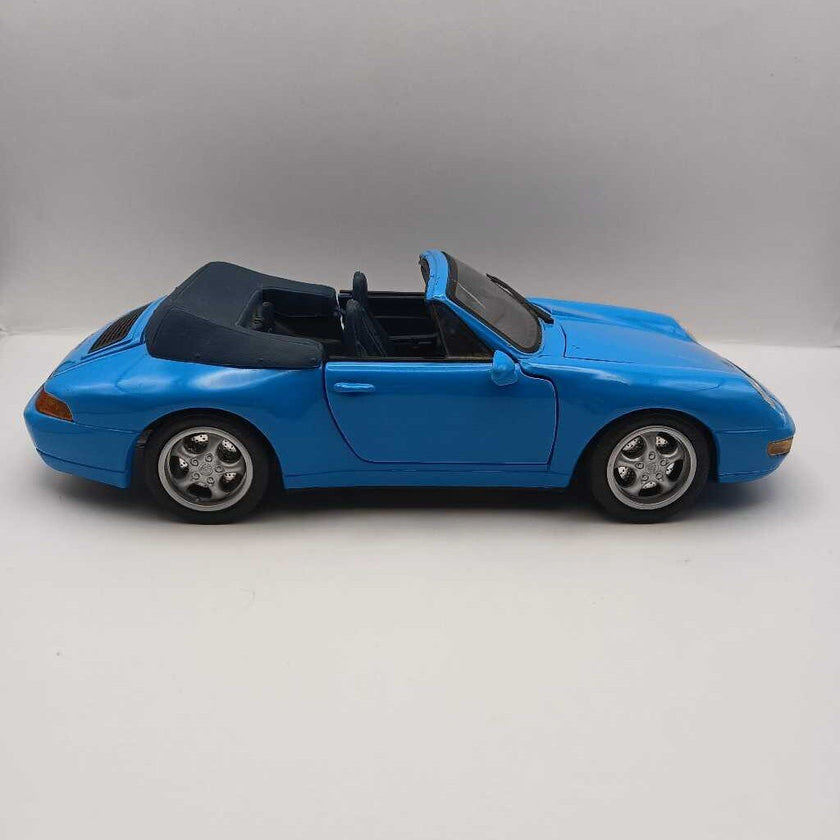 Blue Porsche Toy Car