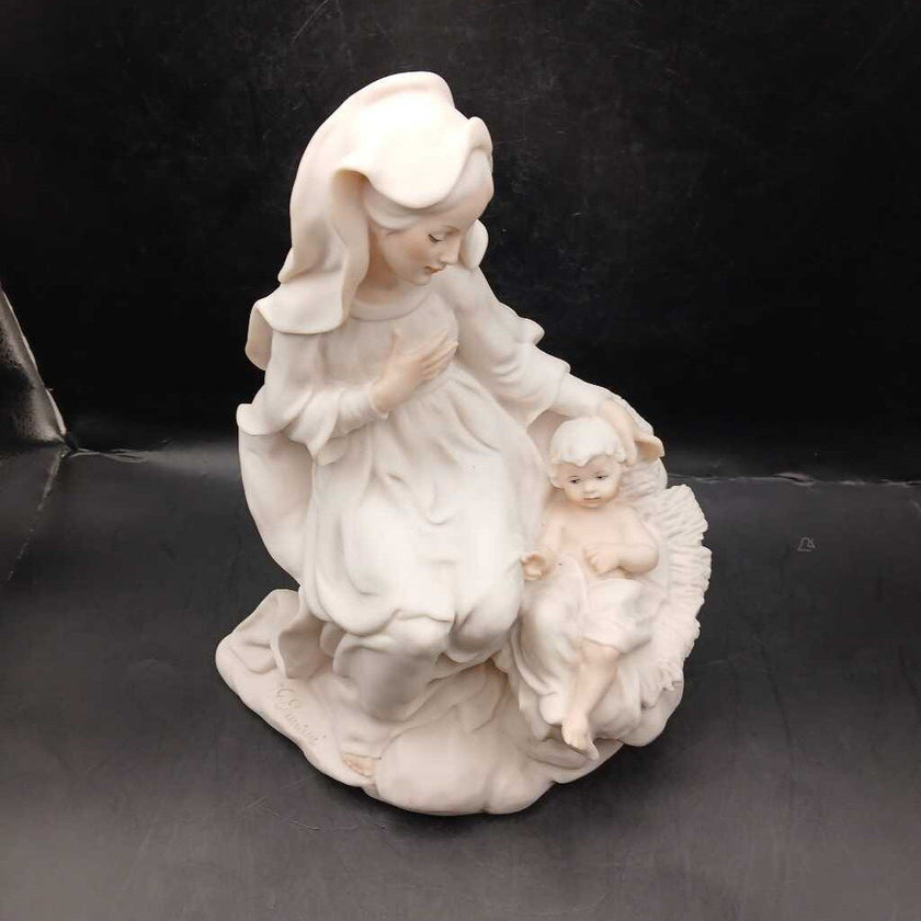 Florence Giuseppe Armani Capodimonte Madonna and Christ Child Figurine, signed