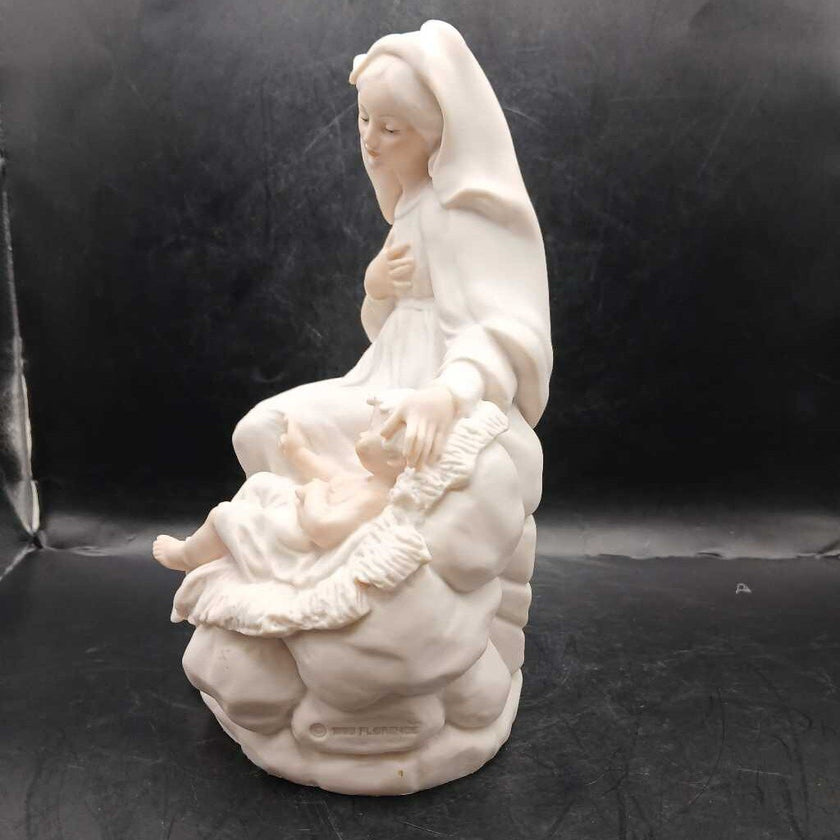 Florence Giuseppe Armani Capodimonte Madonna and Christ Child Figurine, signed
