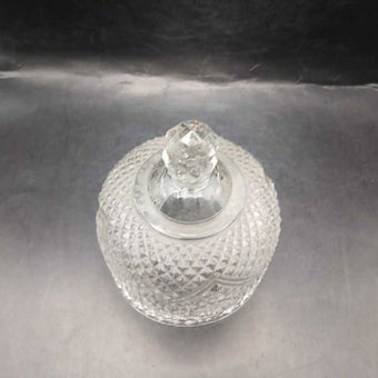 1970's Avon Fostoria Dome Covered Butter Dish/Cheese Ball Keeper