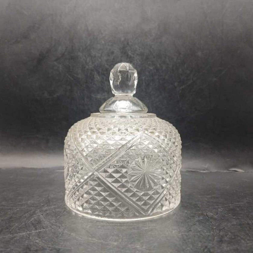 1970's Avon Fostoria Dome Covered Butter Dish/Cheese Ball Keeper