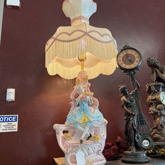 Italian Capodimonte Porcelain table lamp