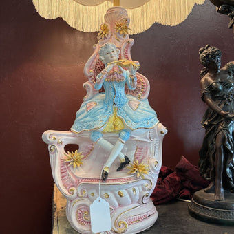 Italian Capodimonte Porcelain table lamp