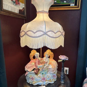 Italian Capodimonte Porcelain table lamp