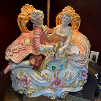 Italian Capodimonte Porcelain table lamp