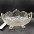 Vintage Jeanette Lombardi Footed Gold Trim Fruit Bowl (P)