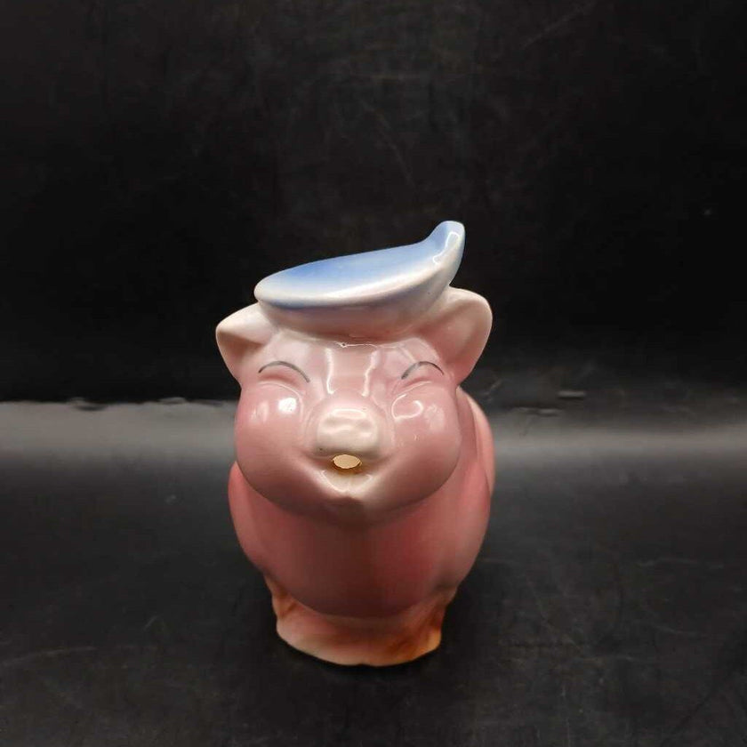 Vintage Shawnee Pink Pig Creamer