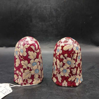 Vintage Lord Nelson English Chintz Royal Brocade S&P