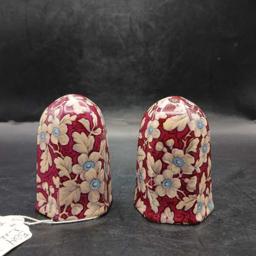 Vintage Lord Nelson English Chintz Royal Brocade S&P