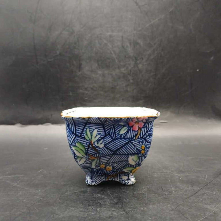 Vintage English Blue Floral Chintz (Open Sugar)