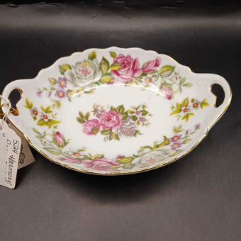 Harmony Rose Oval Candy/Nut Dish
