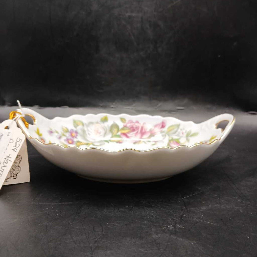 Harmony Rose Oval Candy/Nut Dish