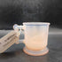 Antique Pink Opelescent Glass Child's Cup (Stork-Peacock)