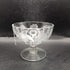 Vintage Cut Glass Footed Candy Dish