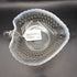 Vintage Anchor Hocking Moonstone Opalescent Glass Heart Dish