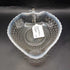 Vintage Anchor Hocking Moonstone Opalescent Glass Heart Dish