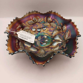Antique Iridescent Cobalt Blue