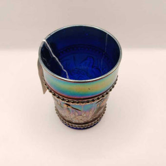 Antique Iridescent Cobalt Blue 