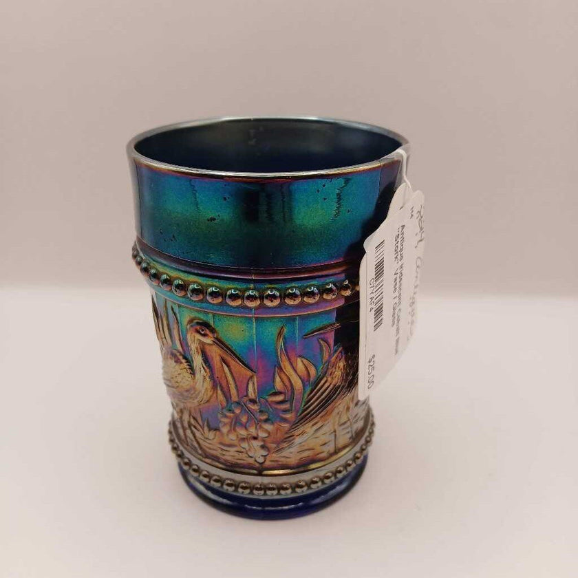 Antique Iridescent Cobalt Blue 