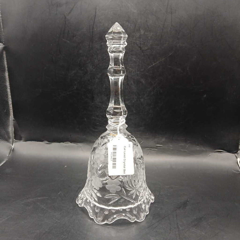 Cut Lead Crystal Bell