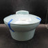 MCM Santa Anita Ware Blue 2 QT Covered Casserole Dish