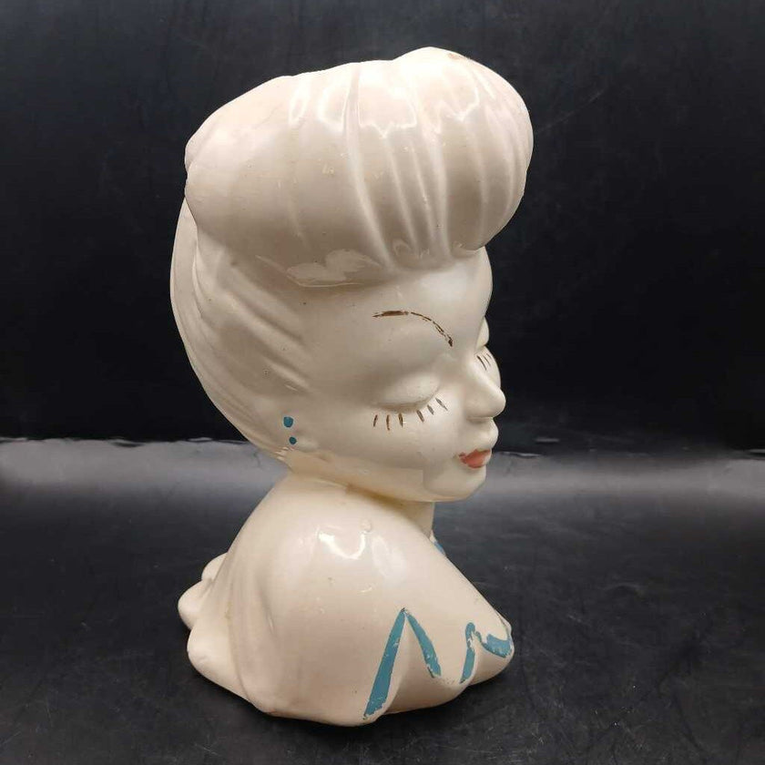 1940's LADY HEAD VASE Glamor Girl Betty Grable