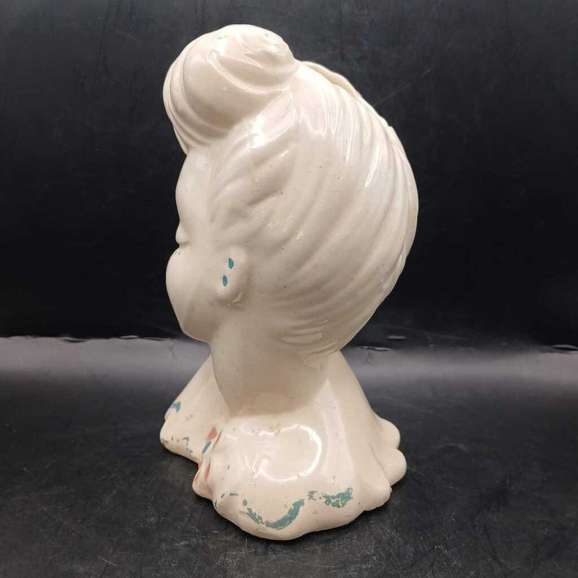 1940's LADY HEAD VASE Glamor Girl Betty Grable