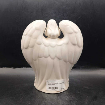 Avon Porcelain Praying Angel Shelf Clock