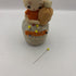 Vintage Girl Figurine Pin Cushion / Tape Measure, Made in Japan