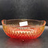 INDIANA GLASS WILDFIRE DIAMOND POINT OVAL BOWL