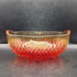 INDIANA GLASS WILDFIRE DIAMOND POINT OVAL BOWL