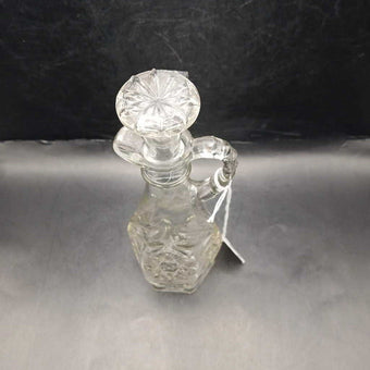 Anchor Hocking 50's Early American Prescut Star of David Oil Cruet