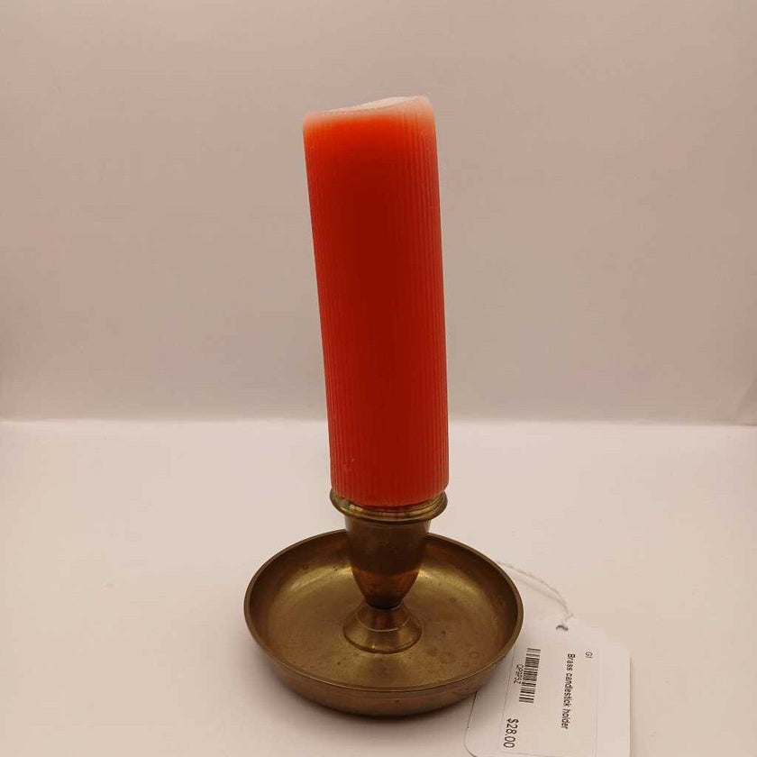 Brass candlestick holder
