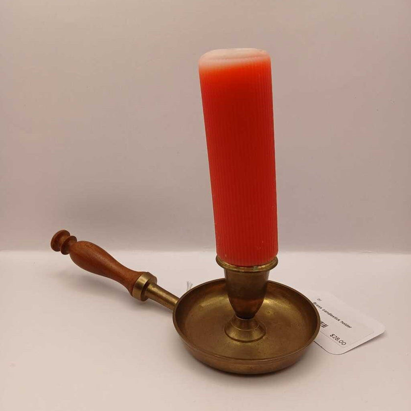 Brass candlestick holder