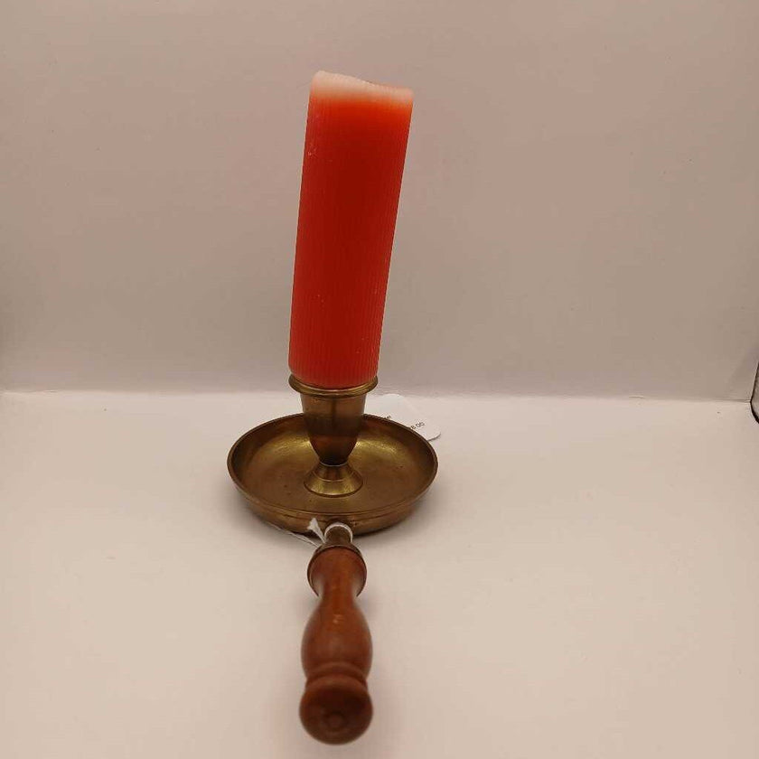Brass candlestick holder