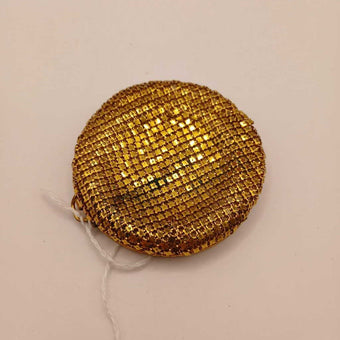Rose metal mesh compact