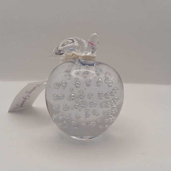 Bullicante Art Glass Apple Paperweight