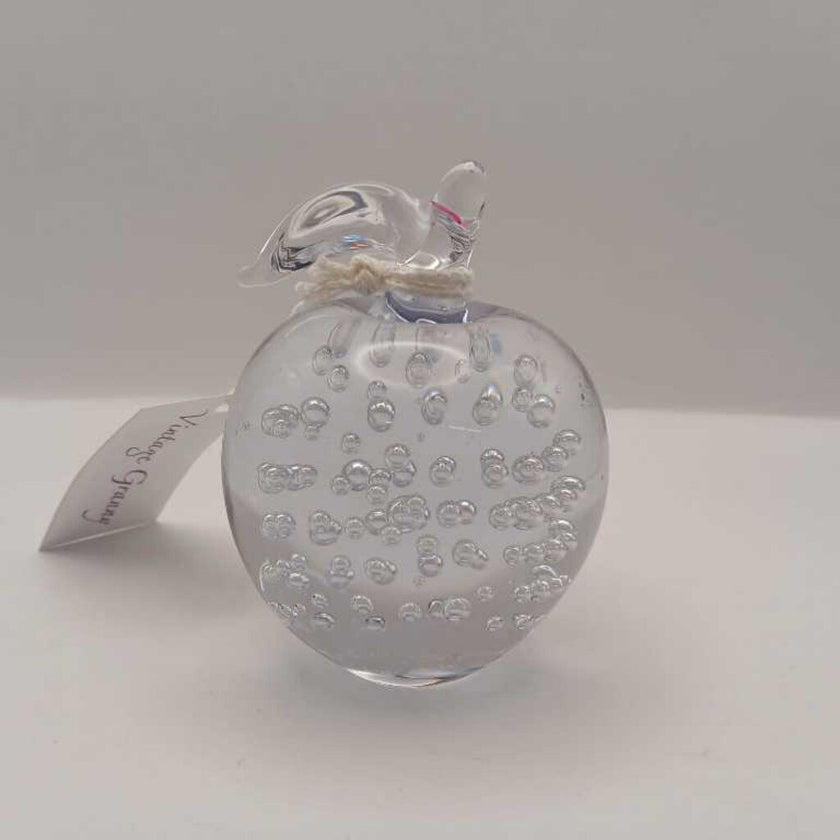 Bullicante Art Glass Apple Paperweight