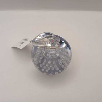 Bullicante Art Glass Apple Paperweight