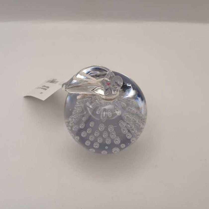 Bullicante Art Glass Apple Paperweight