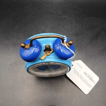 Vintage Cinderella Blue Mini Alarm Clock ( West Germany)