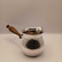 Silver plated Brandy Warmer w/ wooden handle