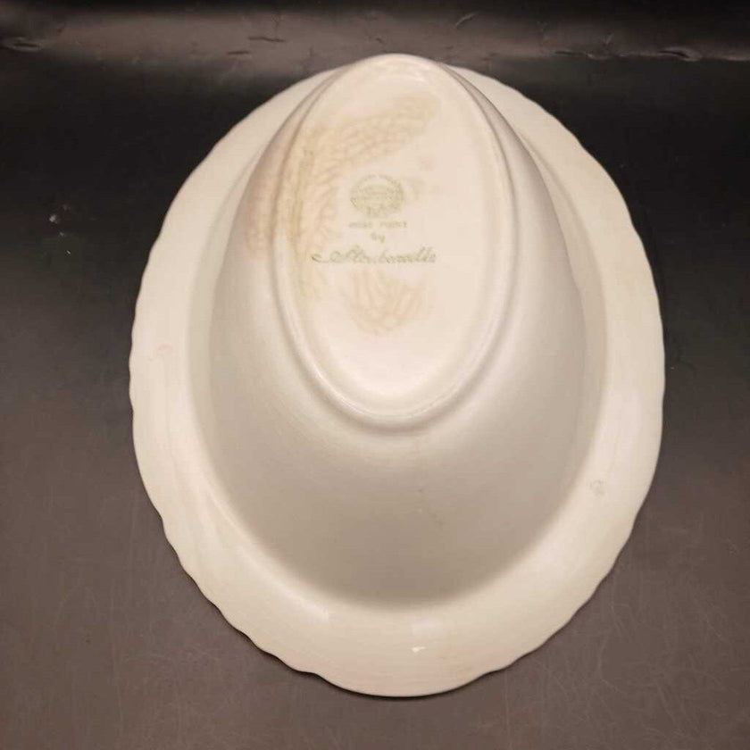 Porcelain Steubenville Oval Veggie Bowl 9