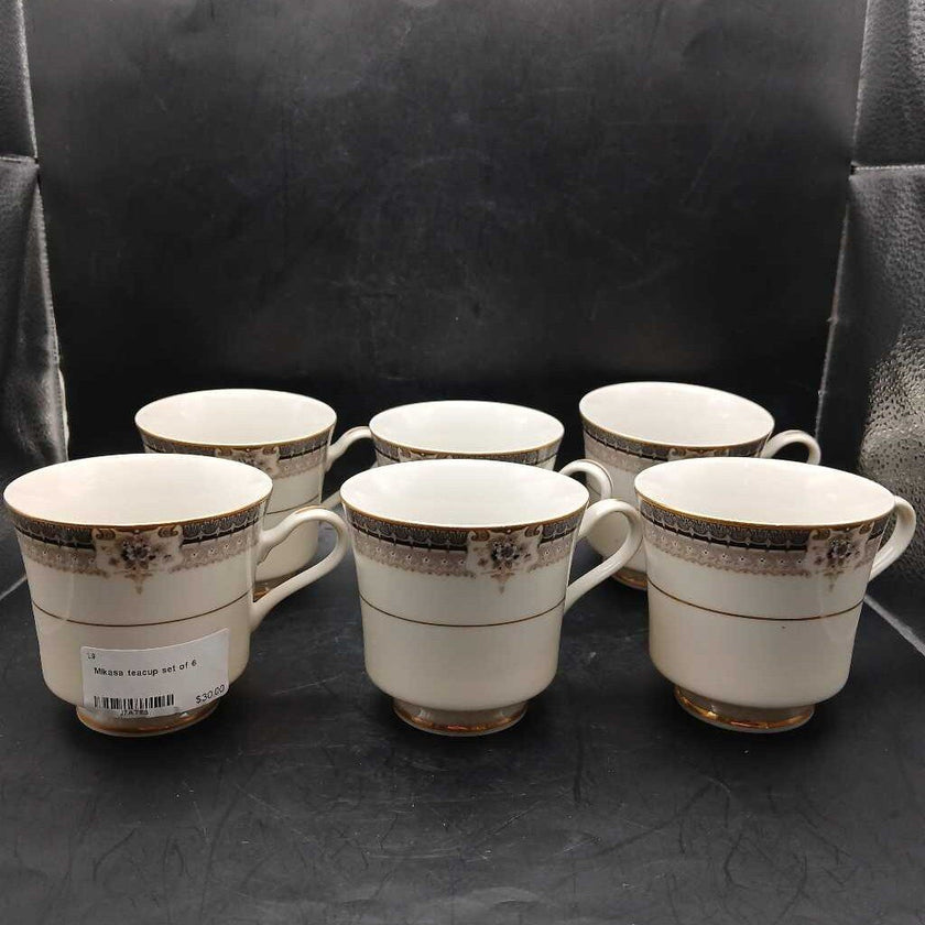Mikasa teacup set of 6